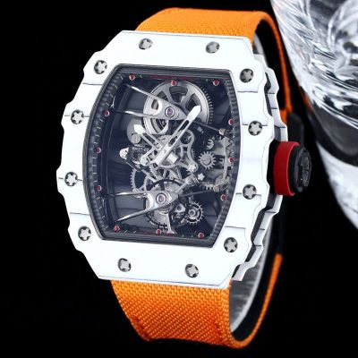 Richard Mille Replica Swiss RM27-02 White carbon fiber case  watch